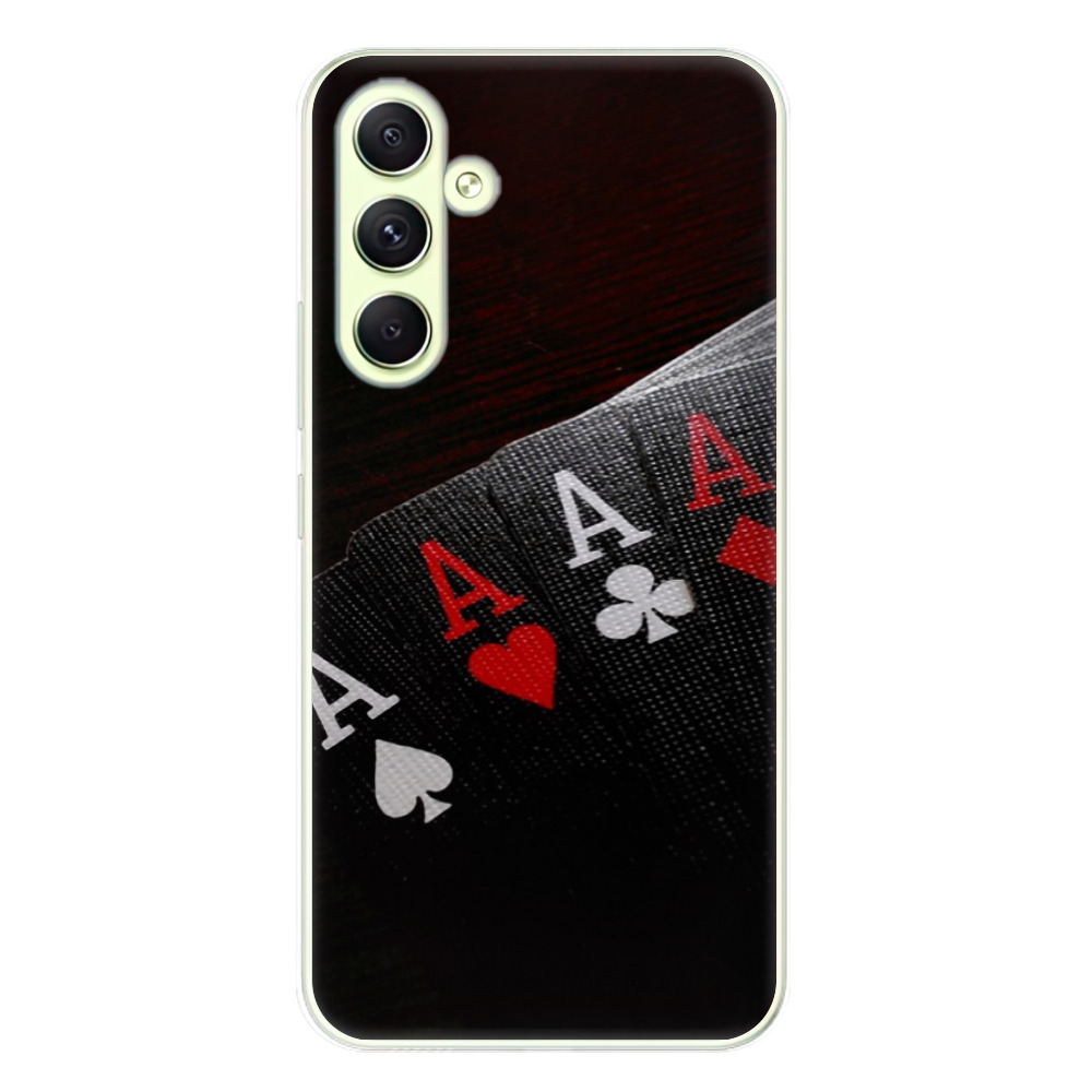 Odolné silikonové pouzdro iSaprio - Poker - Samsung Galaxy A54 5G
