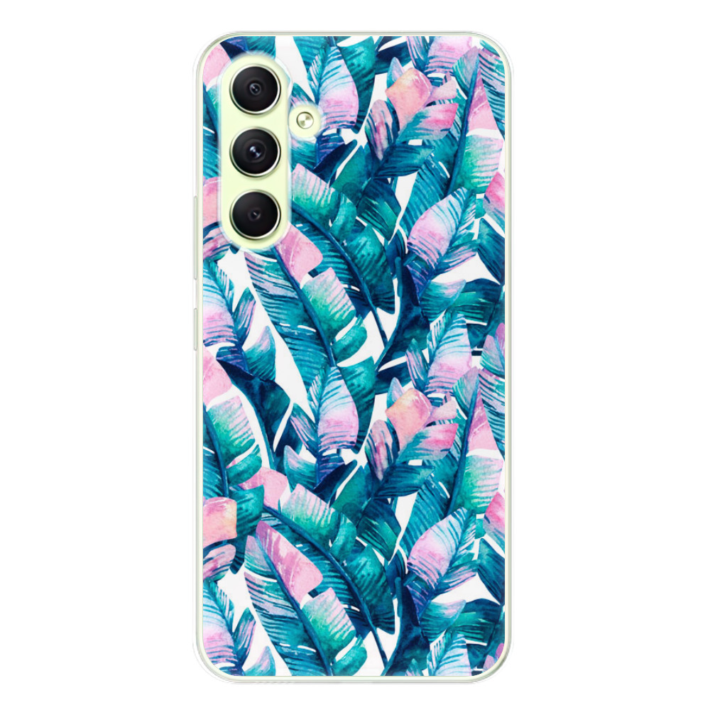 Odolné silikonové pouzdro iSaprio - Palm Leaves 03 - Samsung Galaxy A54 5G