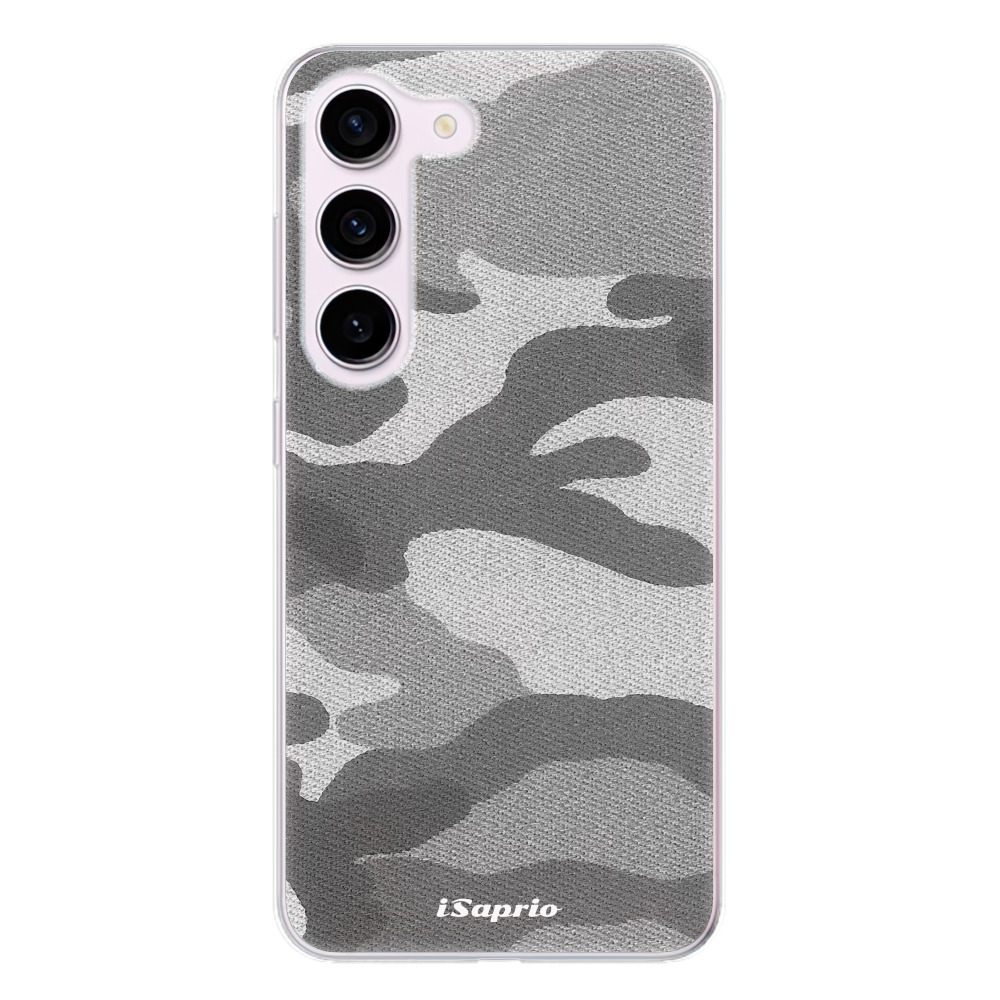 Odolné silikonové pouzdro iSaprio - Gray Camuflage 02 - Samsung Galaxy S23 5G