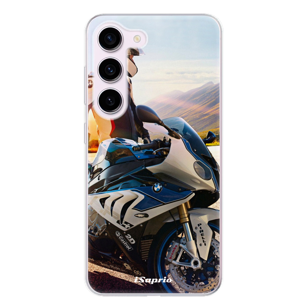 Odolné silikonové pouzdro iSaprio - Motorcycle 10 - Samsung Galaxy S23 5G