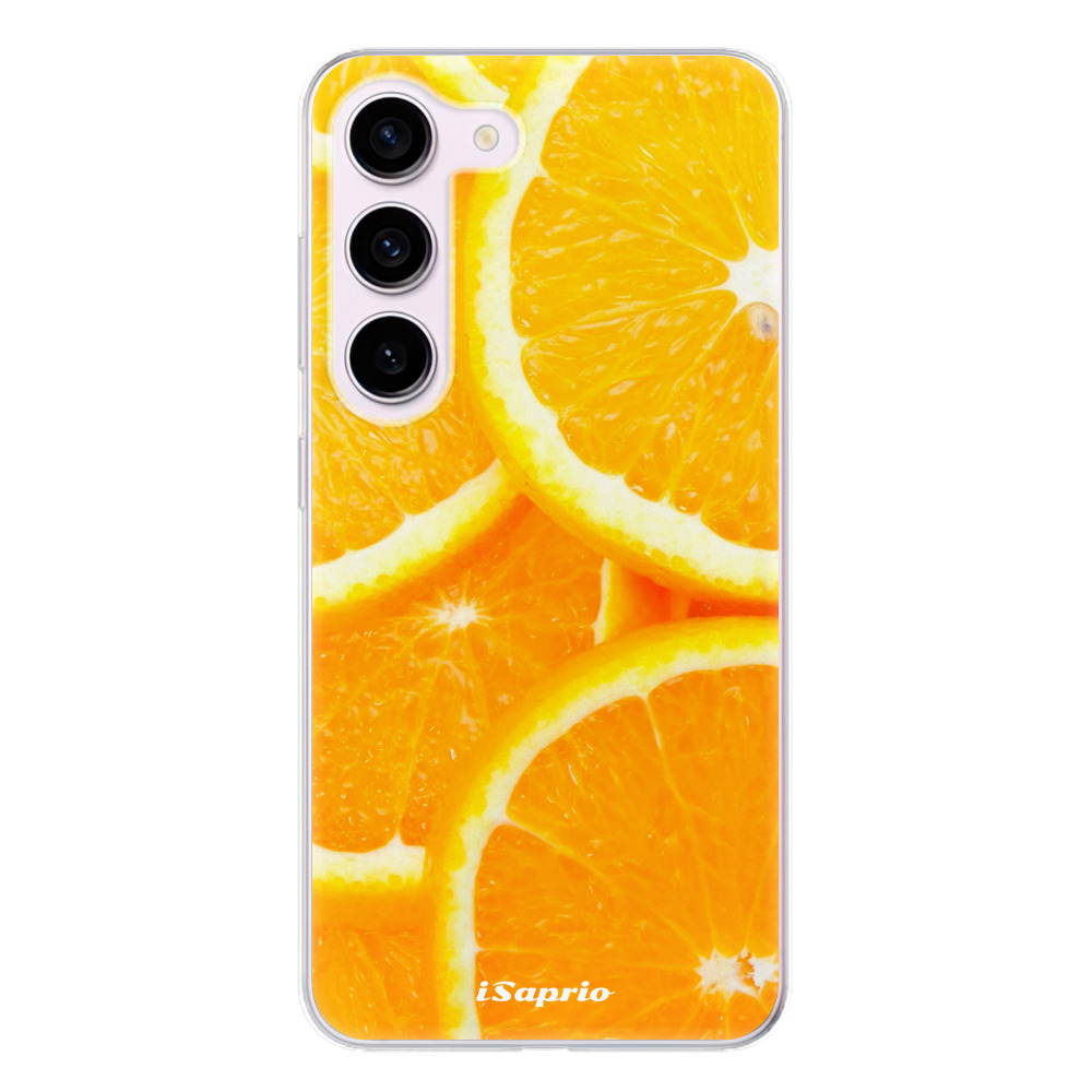 Odolné silikonové pouzdro iSaprio - Orange 10 - Samsung Galaxy S23 5G