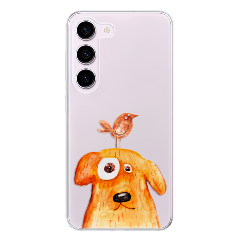 Odolné silikonové pouzdro iSaprio - Dog And Bird - Samsung Galaxy S23 5G