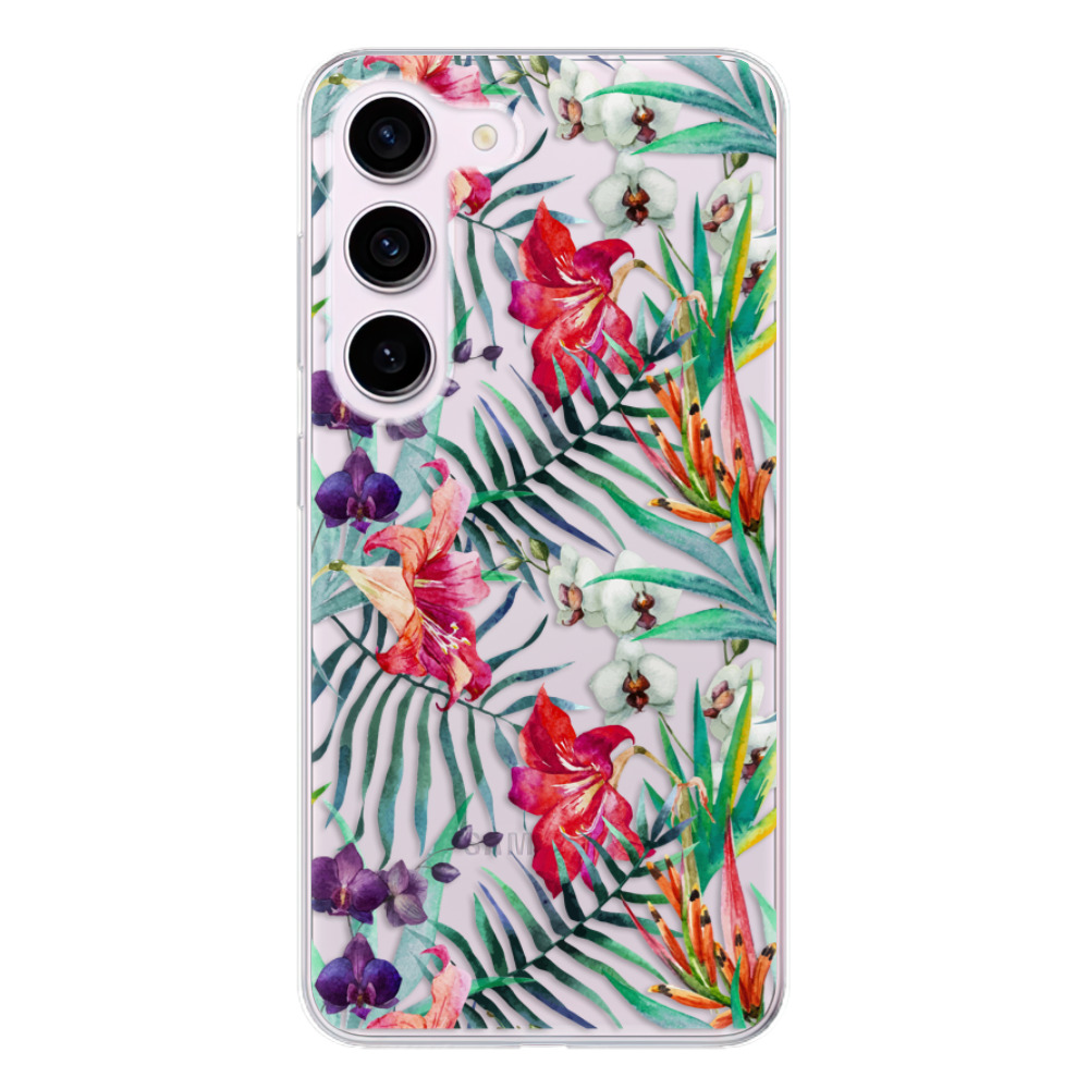 Odolné silikonové pouzdro iSaprio - Flower Pattern 03 - Samsung Galaxy S23 5G