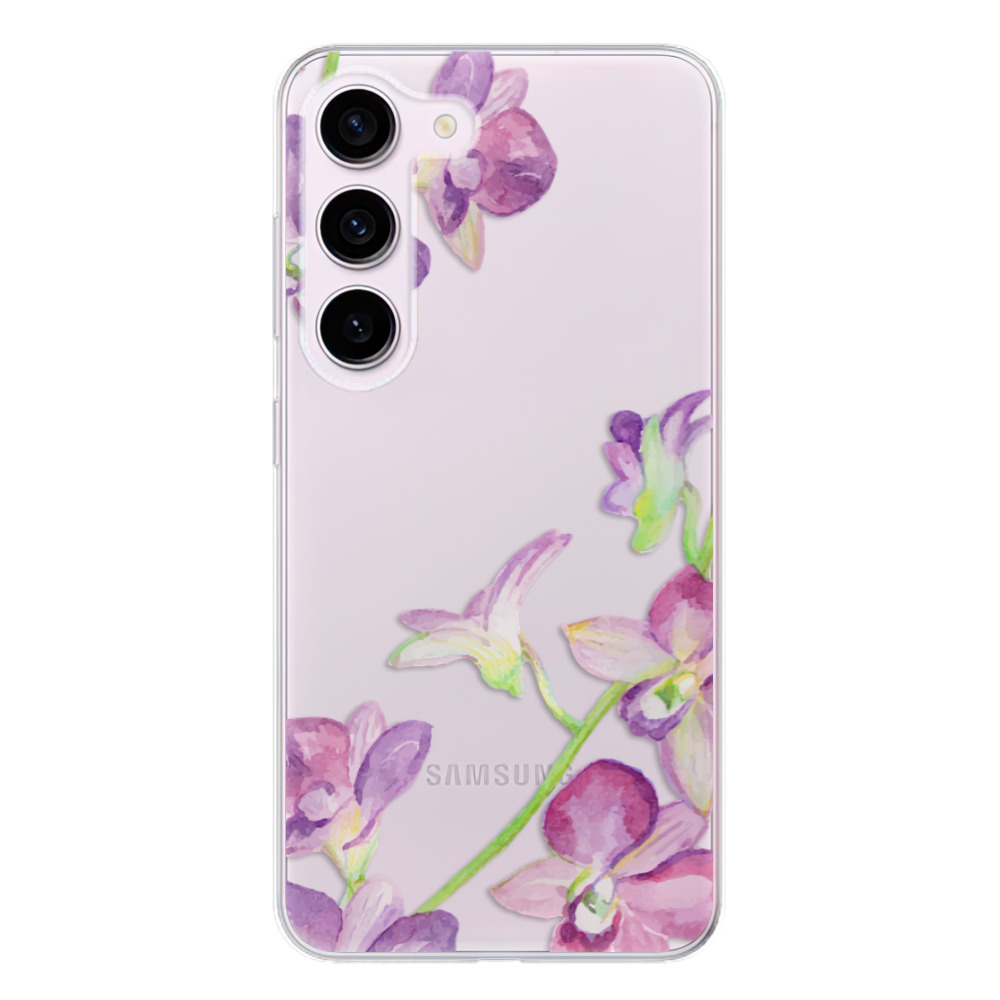 Odolné silikonové pouzdro iSaprio - Purple Orchid - Samsung Galaxy S23 5G