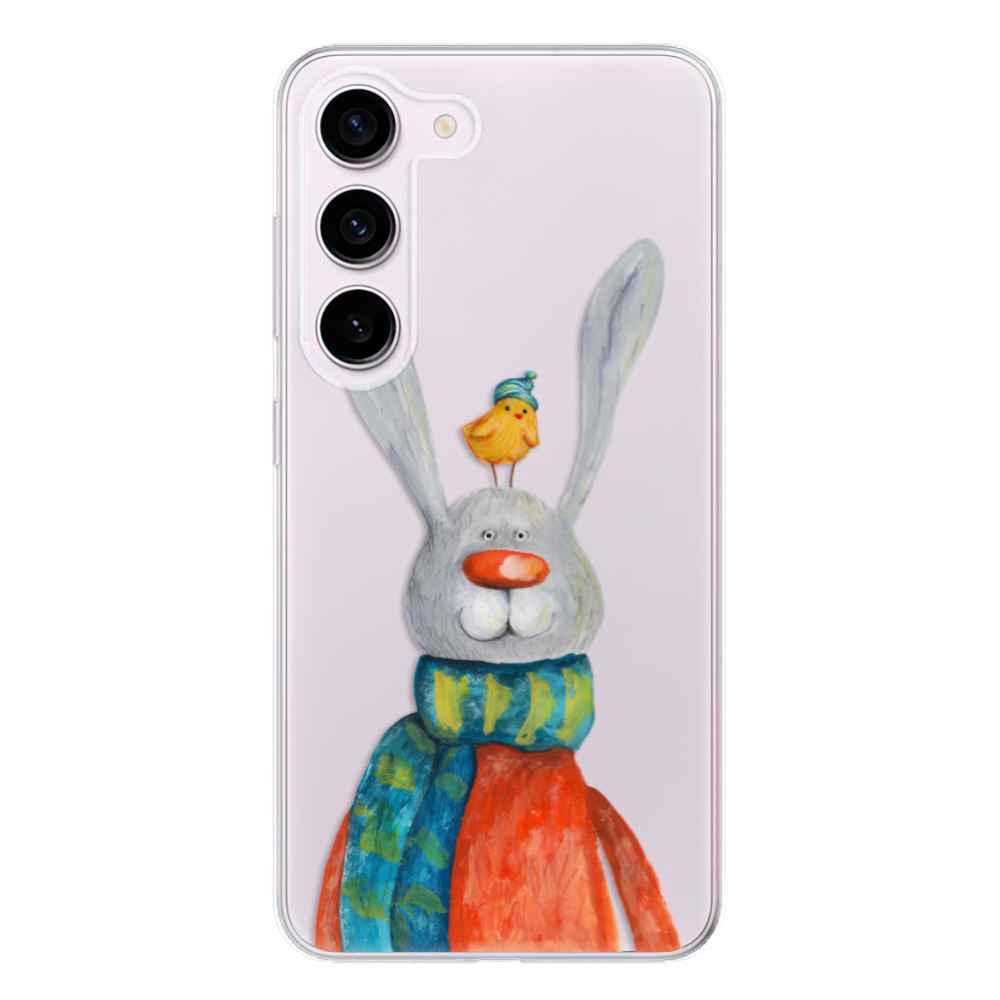 Odolné silikonové pouzdro iSaprio - Rabbit And Bird - Samsung Galaxy S23 5G