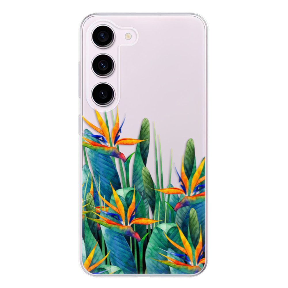 Odolné silikonové pouzdro iSaprio - Exotic Flowers - Samsung Galaxy S23 5G