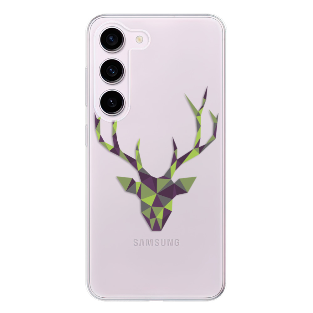 Odolné silikonové pouzdro iSaprio - Deer Green - Samsung Galaxy S23 5G