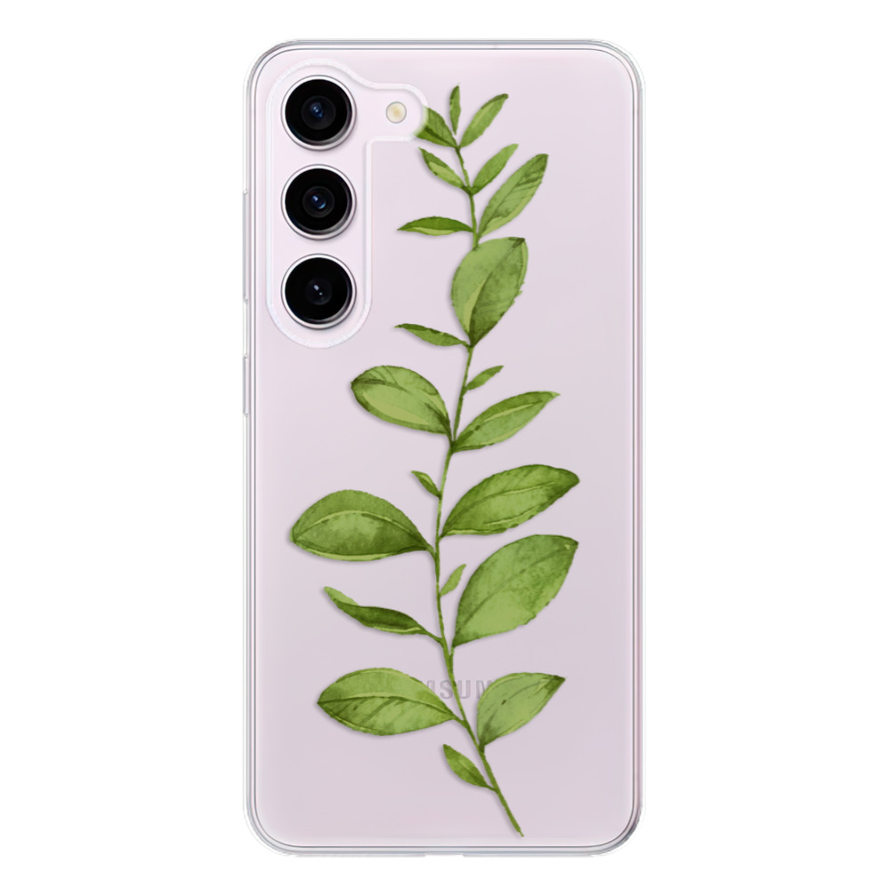 Odolné silikonové pouzdro iSaprio - Green Plant 01 - Samsung Galaxy S23 5G