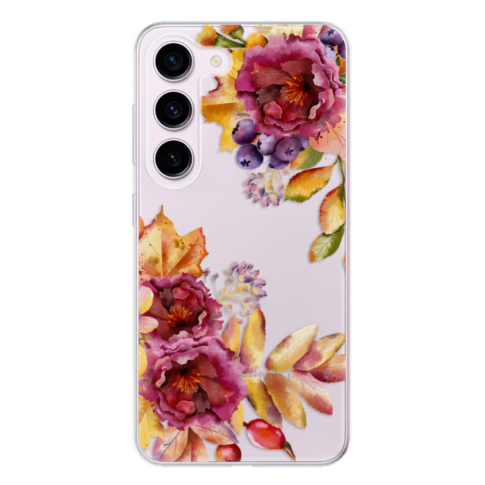 Odolné silikonové pouzdro iSaprio - Fall Flowers - Samsung Galaxy S23 5G