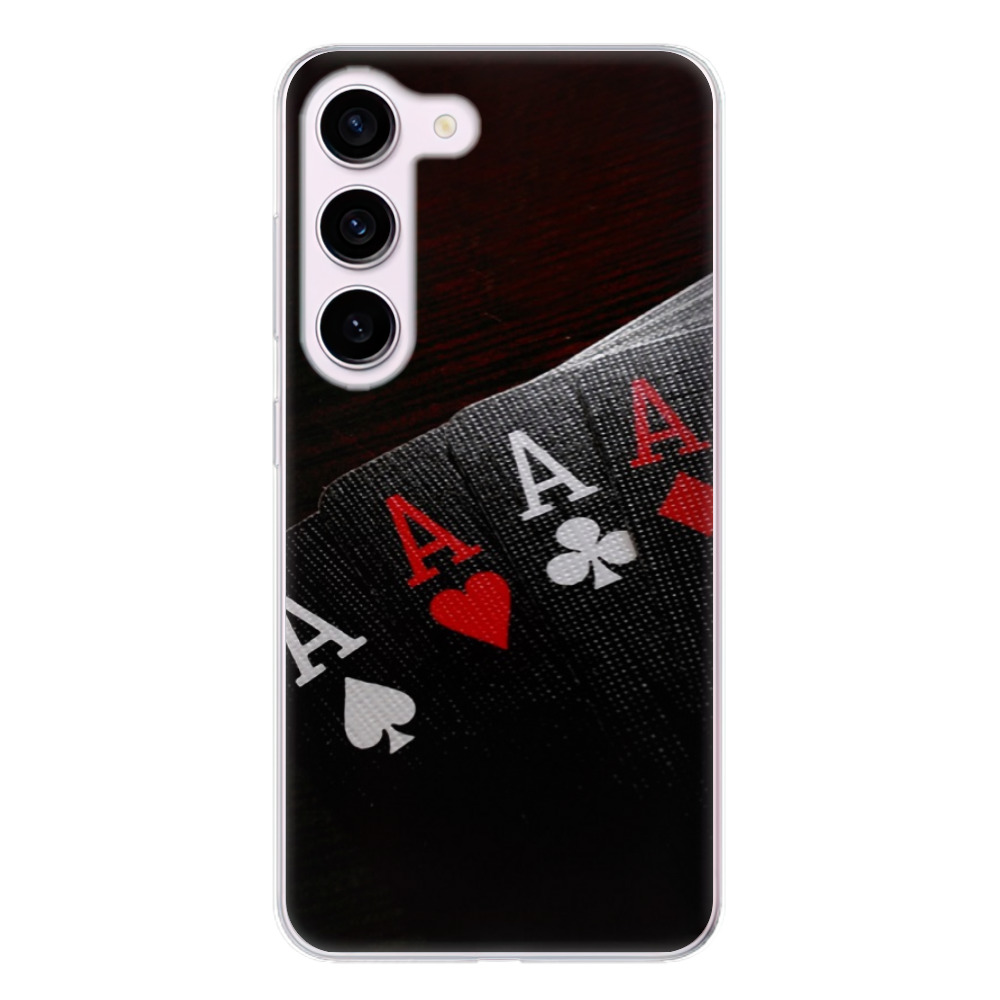 Odolné silikonové pouzdro iSaprio - Poker - Samsung Galaxy S23 5G