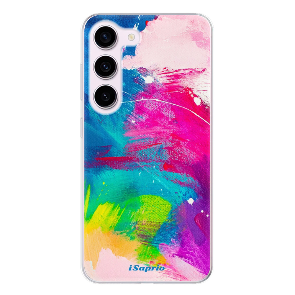Odolné silikonové pouzdro iSaprio - Abstract Paint 03 - Samsung Galaxy S23 5G