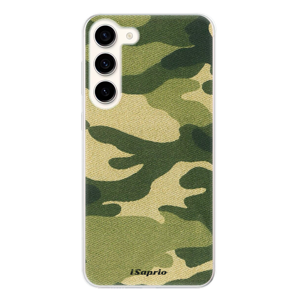 Odolné silikonové pouzdro iSaprio - Green Camuflage 01 - Samsung Galaxy S23+ 5G