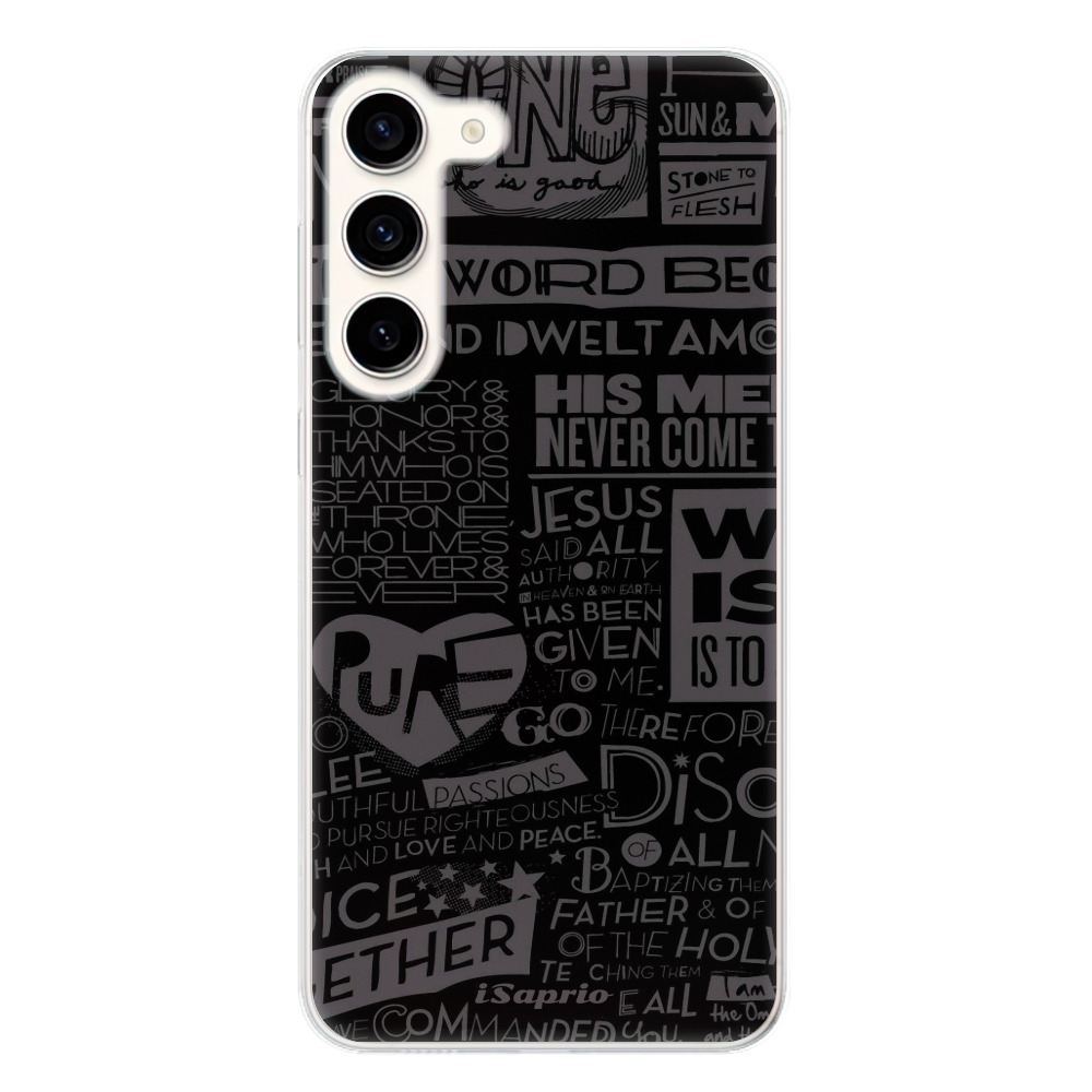 Odolné silikonové pouzdro iSaprio - Text 01 - Samsung Galaxy S23+ 5G