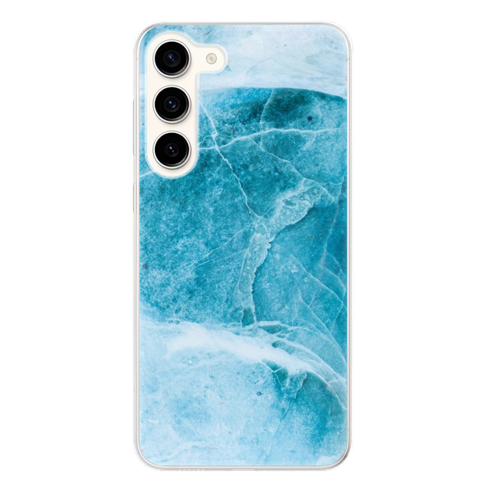 Odolné silikonové pouzdro iSaprio - Blue Marble - Samsung Galaxy S23+ 5G