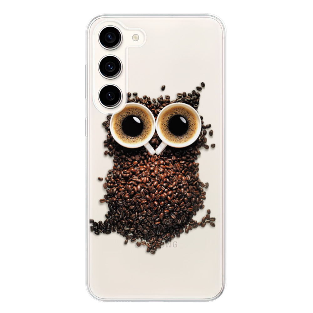 Odolné silikonové pouzdro iSaprio - Owl And Coffee - Samsung Galaxy S23+ 5G