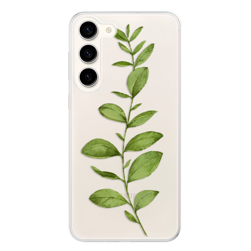 Odolné silikonové pouzdro iSaprio - Green Plant 01 - Samsung Galaxy S23+ 5G