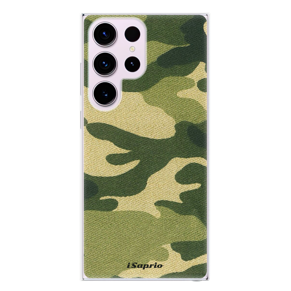 Odolné silikonové pouzdro iSaprio - Green Camuflage 01 - Samsung Galaxy S23 Ultra