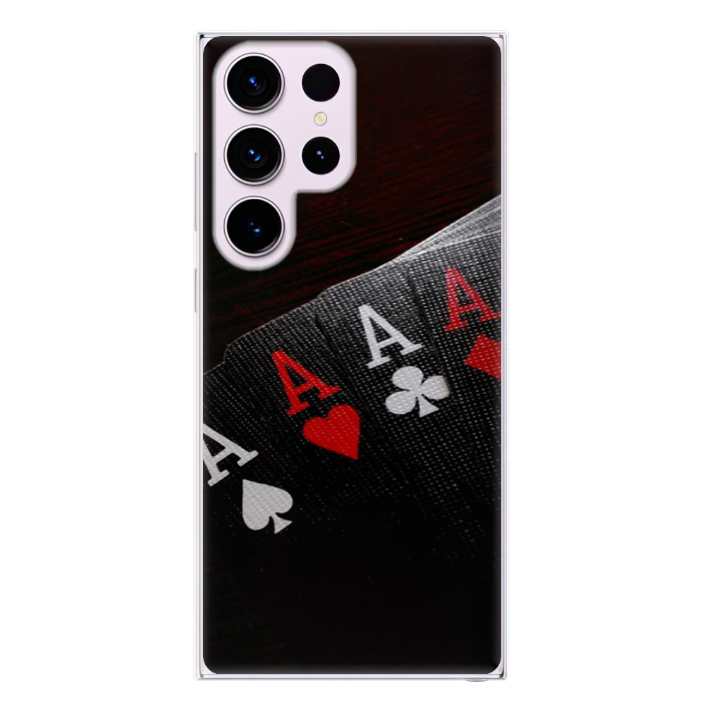 Odolné silikonové pouzdro iSaprio - Poker - Samsung Galaxy S23 Ultra
