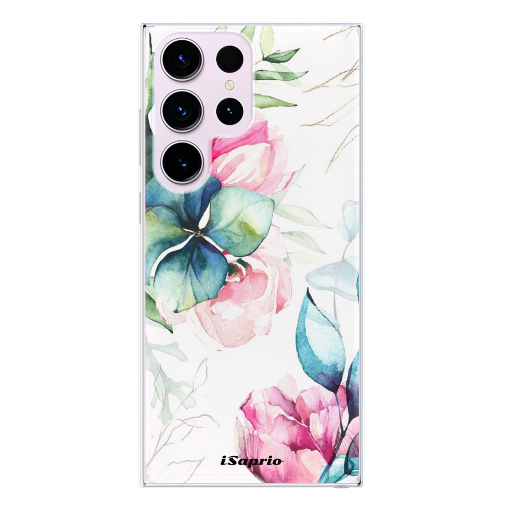 Odolné silikonové pouzdro iSaprio - Flower Art 01 - Samsung Galaxy S23 Ultra