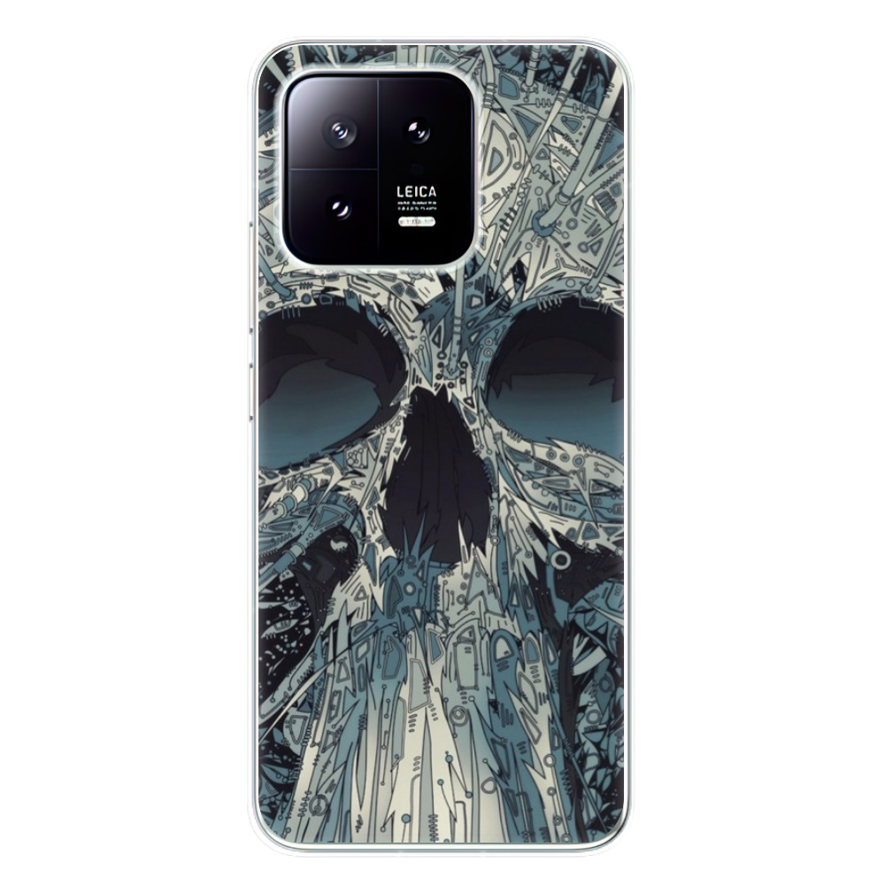 Odolné silikonové pouzdro iSaprio - Abstract Skull - Xiaomi 13