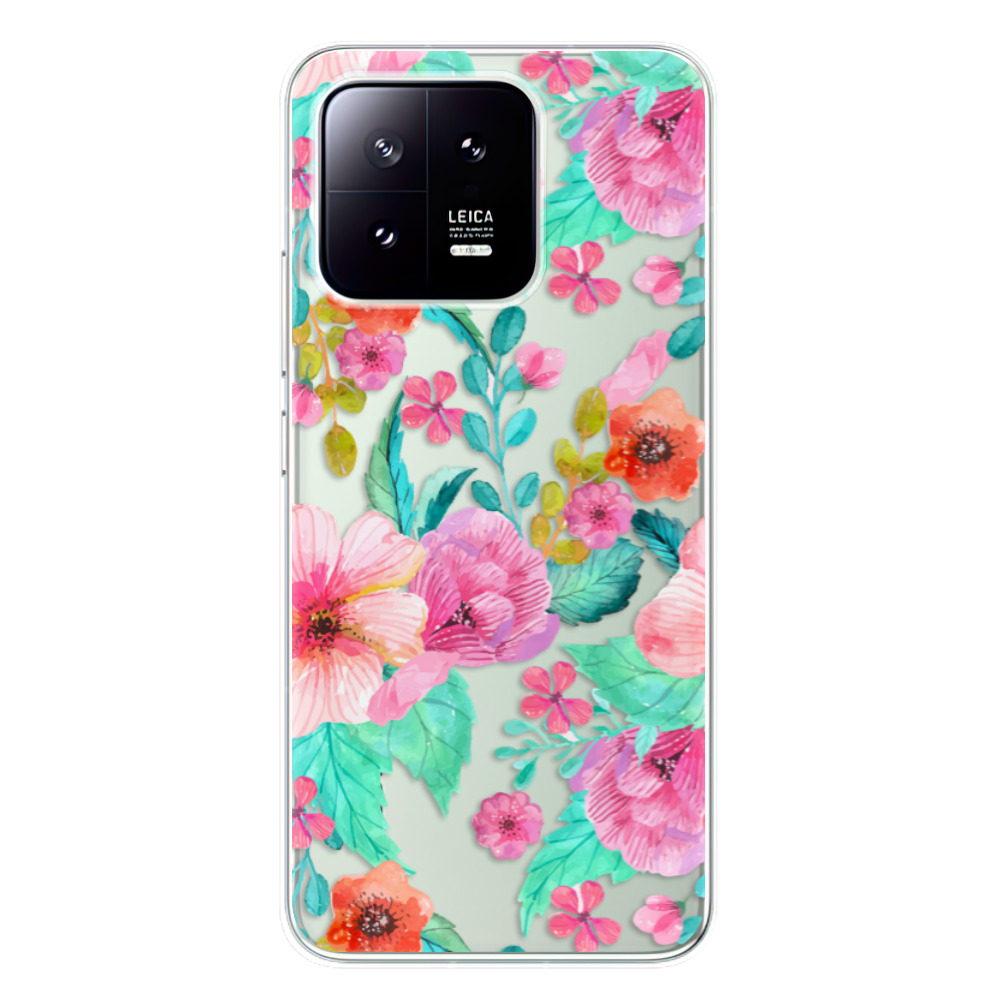 Odolné silikonové pouzdro iSaprio - Flower Pattern 01 - Xiaomi 13