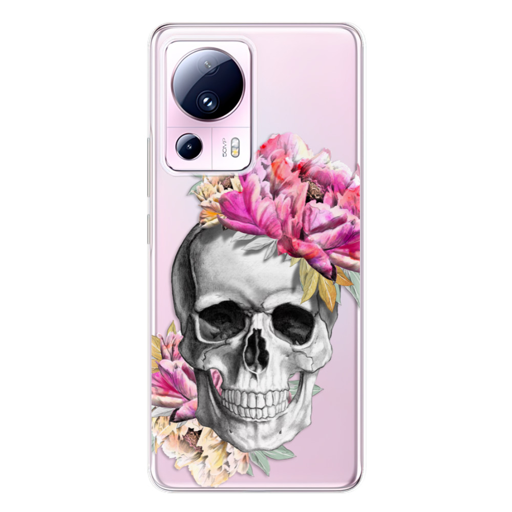 Odolné silikonové pouzdro iSaprio - Pretty Skull - Xiaomi 13 Lite