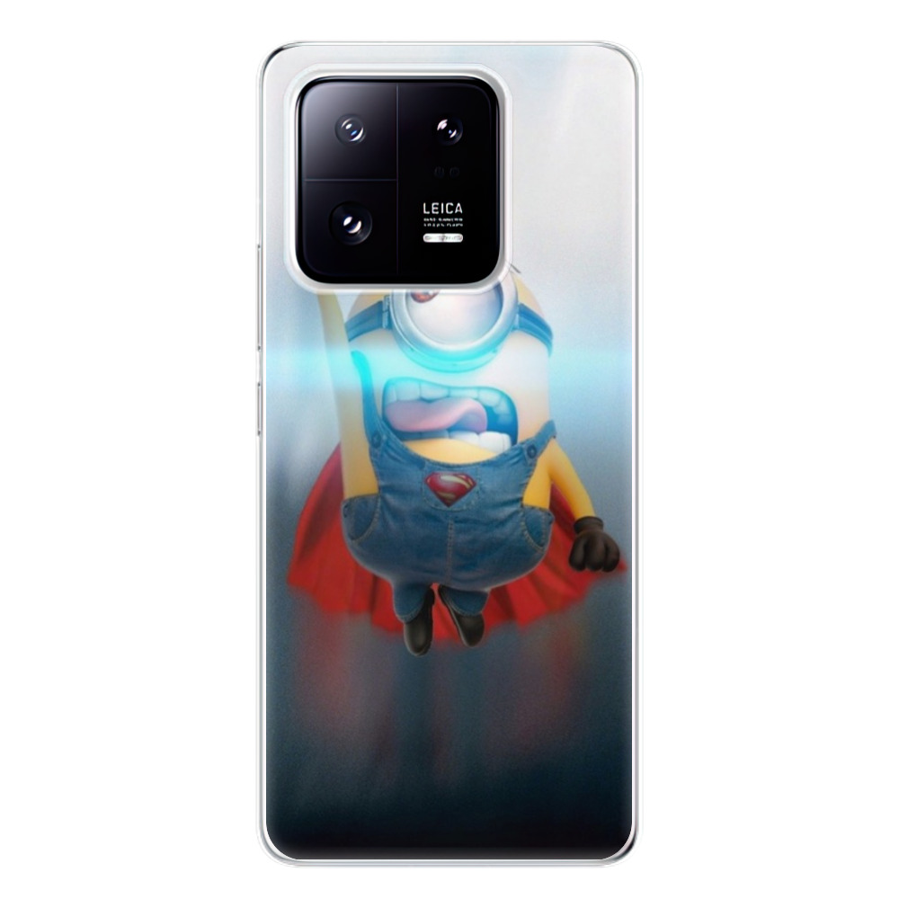 Odolné silikonové pouzdro iSaprio - Mimons Superman 02 - Xiaomi 13 Pro