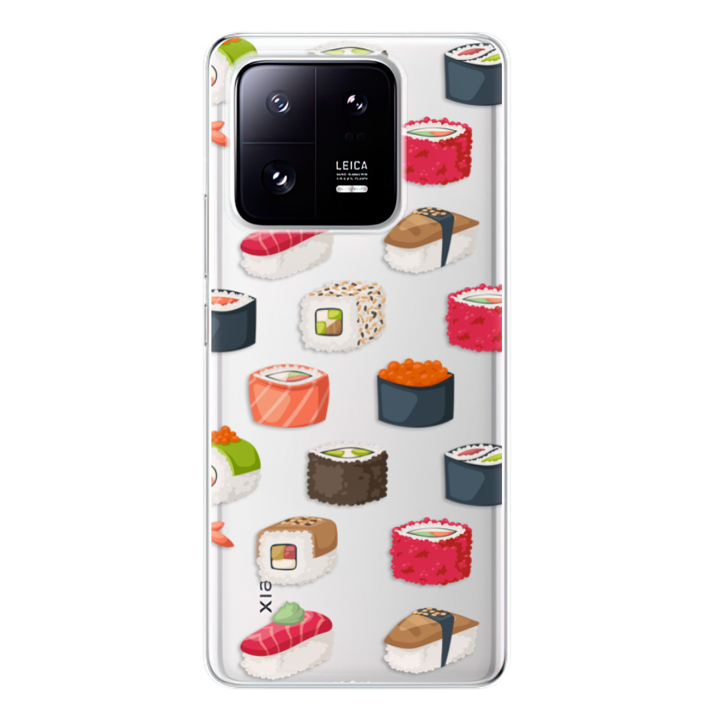 Odolné silikonové pouzdro iSaprio - Sushi Pattern - Xiaomi 13 Pro
