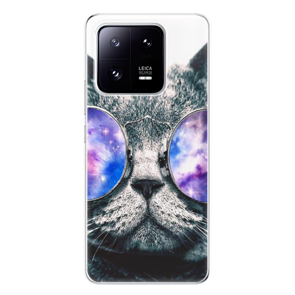 Odolné silikonové pouzdro iSaprio - Galaxy Cat - Xiaomi 13 Pro