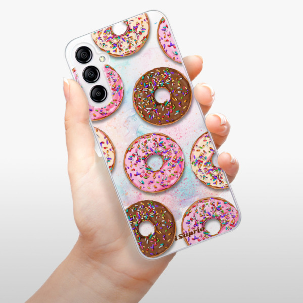 Silikonové pouzdro iSaprio - Samsung Galaxy A14 / A14 5G - Donuts 11