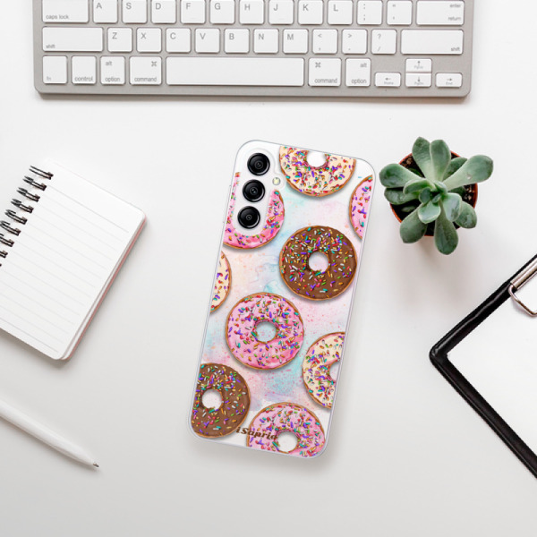 Silikonové pouzdro iSaprio - Samsung Galaxy A14 / A14 5G - Donuts 11