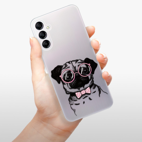 Silikonové pouzdro iSaprio - Samsung Galaxy A14 / A14 5G - The Pug