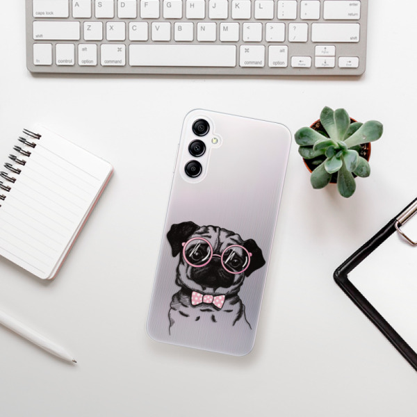 Silikonové pouzdro iSaprio - Samsung Galaxy A14 / A14 5G - The Pug