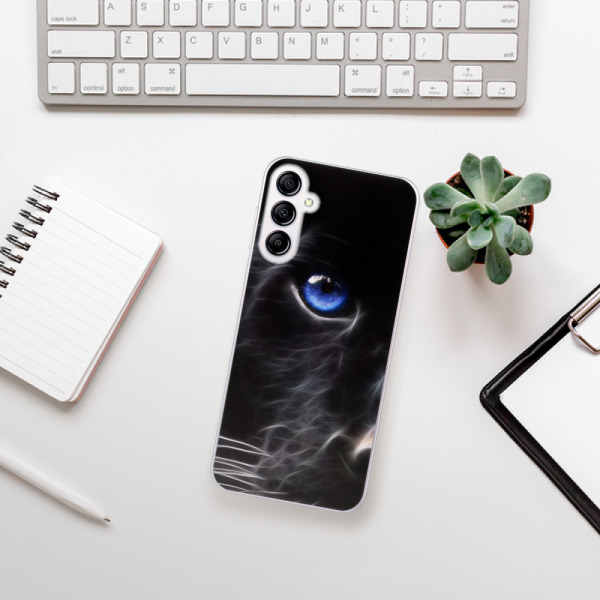 Silikonové pouzdro iSaprio - Samsung Galaxy A14 / A14 5G - Black Puma
