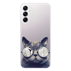 Silikonové pouzdro iSaprio - Samsung Galaxy A14 / A14 5G - Crazy Cat 01