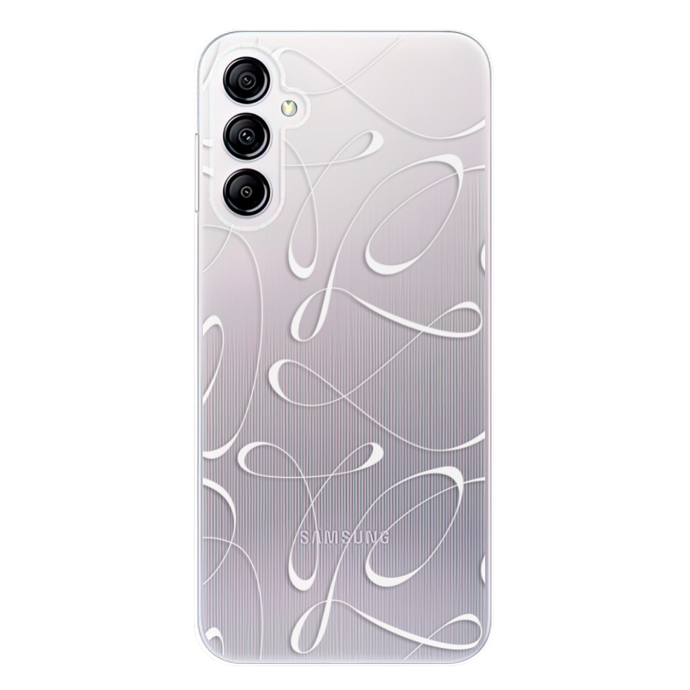 Silikonové odolné pouzdro iSaprio Fancy - white na mobil Samsung Galaxy A14 / A14 5G (Odolný silikonový kryt, obal, pouzdro iSaprio Fancy - white na mobilní telefon Samsung Galaxy A14 / A14 5G)