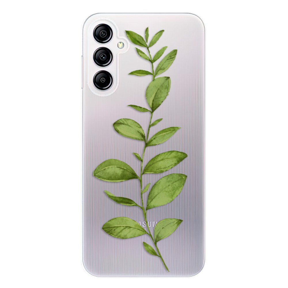 Odolné silikonové pouzdro iSaprio - Green Plant 01 - Samsung Galaxy A14 / A14 5G