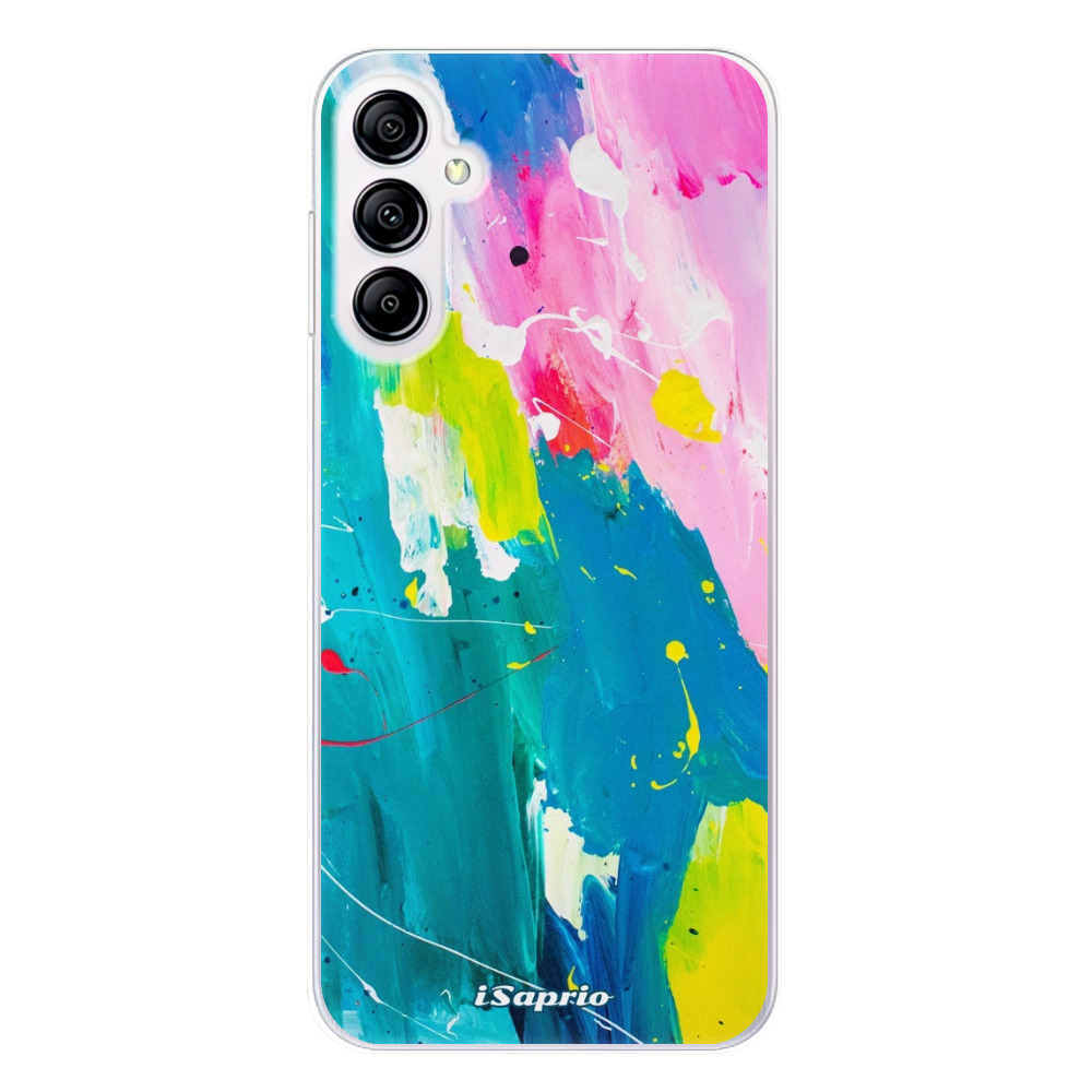 Odolné silikonové pouzdro iSaprio - Abstract Paint 04 - Samsung Galaxy A14 / A14 5G