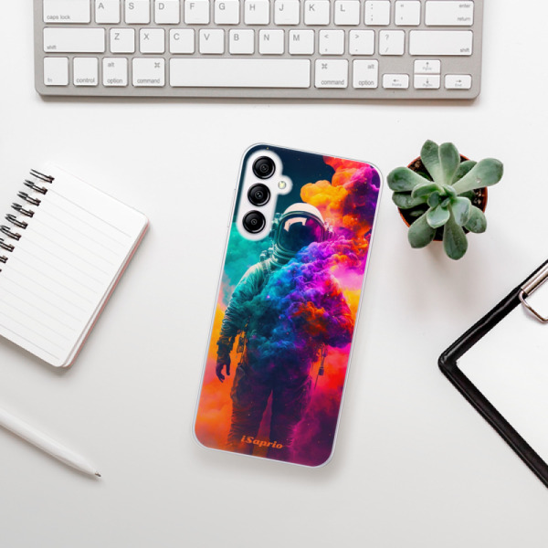 Silikonové pouzdro iSaprio - Samsung Galaxy A14 / A14 5G - Astronaut in Colors