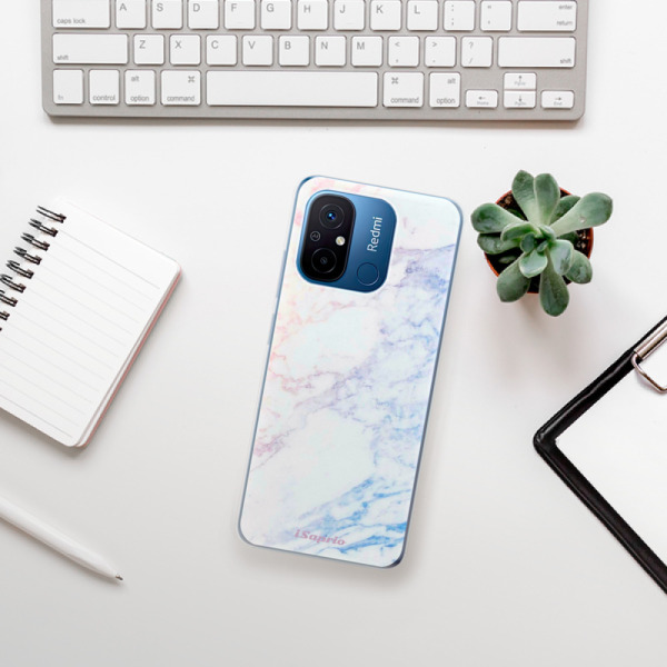 Silikonové pouzdro iSaprio - Xiaomi Redmi 12C - Raibow Marble 10