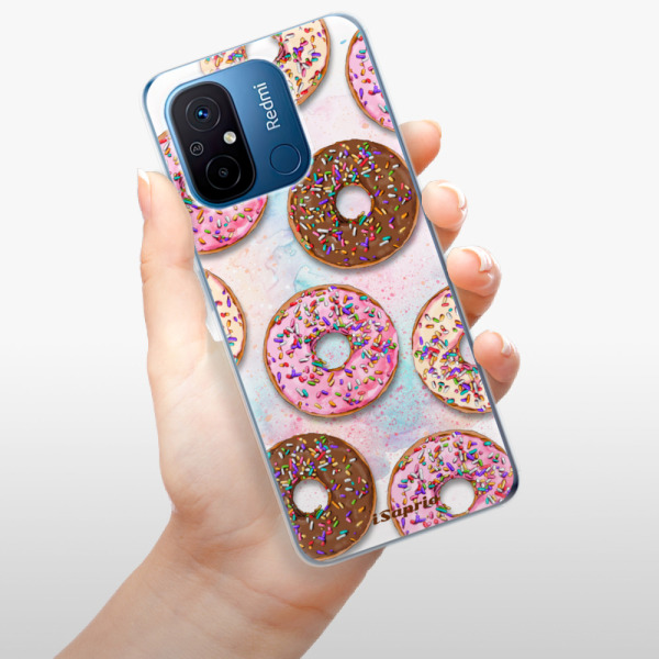 Silikonové pouzdro iSaprio - Xiaomi Redmi 12C - Donuts 11
