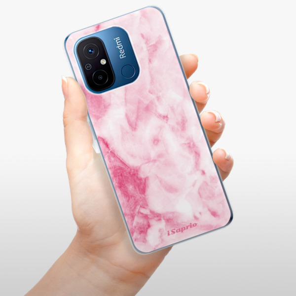 Silikonové pouzdro iSaprio - Xiaomi Redmi 12C - RoseMarble 16