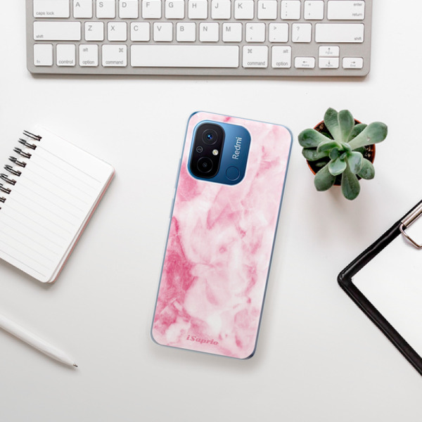 Silikonové pouzdro iSaprio - Xiaomi Redmi 12C - RoseMarble 16