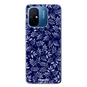 Silikonové pouzdro iSaprio - Xiaomi Redmi 12C - Blue Leaves 05