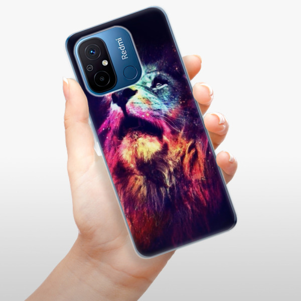 Silikonové pouzdro iSaprio - Xiaomi Redmi 12C - Lion in Colors
