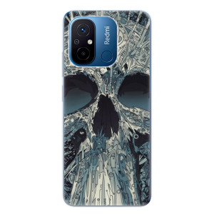 Silikonové pouzdro iSaprio - Xiaomi Redmi 12C - Abstract Skull