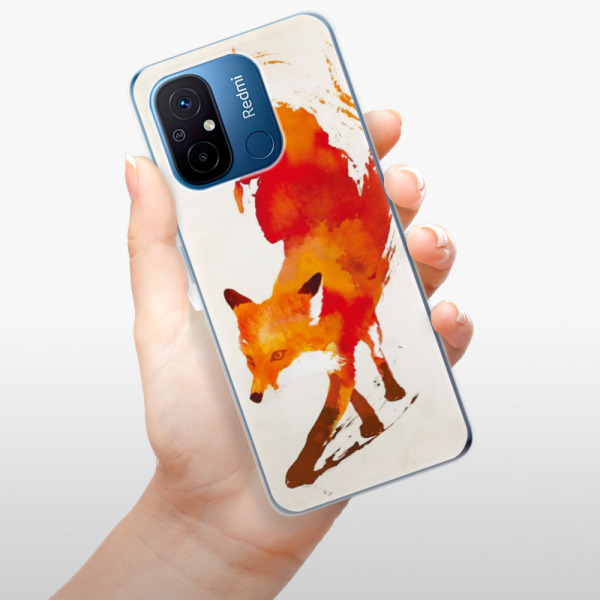 Silikonové pouzdro iSaprio - Xiaomi Redmi 12C - Fast Fox