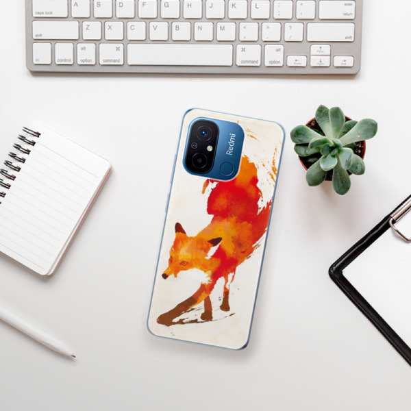 Silikonové pouzdro iSaprio - Xiaomi Redmi 12C - Fast Fox