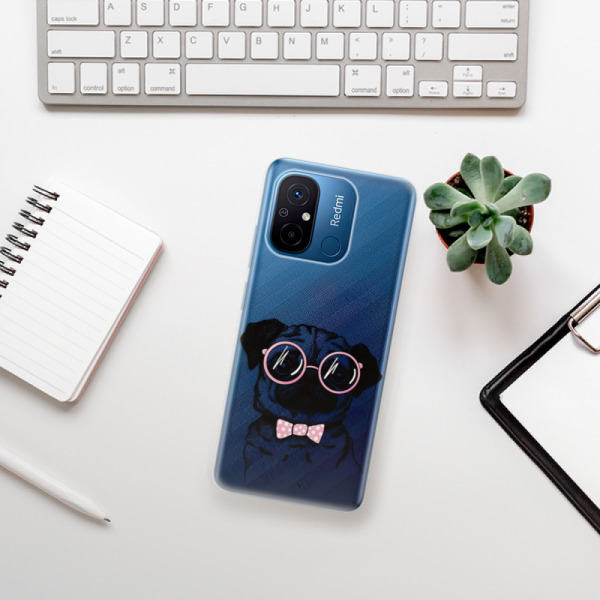 Silikonové pouzdro iSaprio - Xiaomi Redmi 12C - The Pug