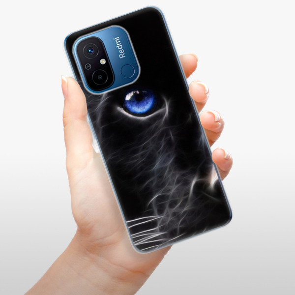 Silikonové pouzdro iSaprio - Xiaomi Redmi 12C - Black Puma